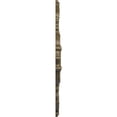 thumbnail image 4 of 67 1/4"W x 43 3/8"H x 4"ID x 2"P Melchor Diamond Ceiling Medallion (Fits Canopies up to 4"), Hand-Painted Mississippi Mud, 4 of 5