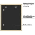 thumbnail image 3 of Americanflat 18x24 Poster Frame with Polished Plexiglass Wide Frames Made Vertical Horizontal - Natural Oak, 3 of 8