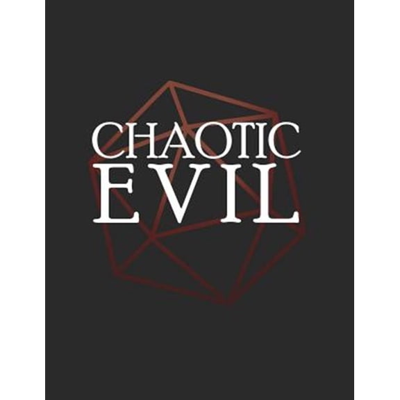 Pre-Owned Chaotic Evil: RPG Themed Mapping and Notes Book