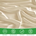 thumbnail image 3 of Gogreen Juego de Sábanas Tamaño Queen de Bambú de 4 Pzas, Bolsillo Profundo de 16 Pulgadas, Súper Suave, Juego de Sábanas Tamaño Queen - 2 Fundas de Almohada, 1 Sábana Plana, 1 Sábana Ajustable, 3 of 5