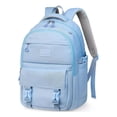 thumbnail image 1 of Mochila escolar Iforu Antirrobo Mochila-07N color azul cielo diseño liso 30L, 1 of 8