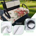 thumbnail image 5 of Golf Cart Seat Covers for 2 Seater,Christmas Gingerbread Microfiber Cart Seat Towel Blanket,Winter Xmas Ball Candy Pine Leaf Beige Absorbent NonSlip Bench Seats Protector for Golf Course 51"x31", 5 of 9