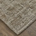 thumbnail image 7 of Feizy Eastfield Modern Abstract, Taupe/Brown, 5' x 8' Area Rug Sheen Handmade Casual Distressed Floor Rug for Living room Bedroom, 7 of 7