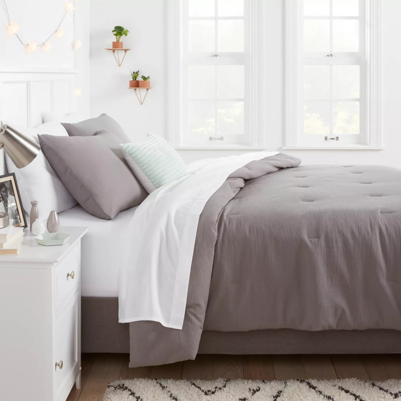 Full/queen Micro Texture Comforter & Sham Set Olive Project 62 Nate Berkus for sale online 