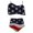 A-Multicolor, variant on ZQUUVOU Womens High Waisted Bikini Sets Drawstring Tummy Control Swimsuits Crisscross Tie Back Swimsuit Set (D-Multicolor,2XL)