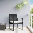 thumbnail image 2 of Casafoyer Patio Dining Chairs 2 pcs Black PP Rattan, 2 of 3