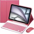 thumbnail image 1 of Funda con Teclado Magnético Roja para iPad Mini 6/7 8.3", 1 of 8