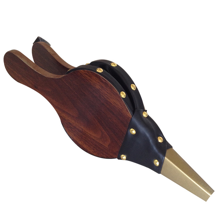 Manual Fireplace Bellows – 11.8x5.1in Wood Blower For Camping, BBQ, Outdoor Fire
