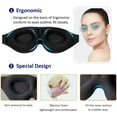 thumbnail image 2 of MZOO Sleep Eye Mask for Men Women, 3D Contoured Cup Sleeping Mask &amp; Blindfold with Ear Plug, Concave Molded Night Sleep Mask, Block Out Light, Soft Comfort Eye Shade Cover for Travel Y, 2 of 7