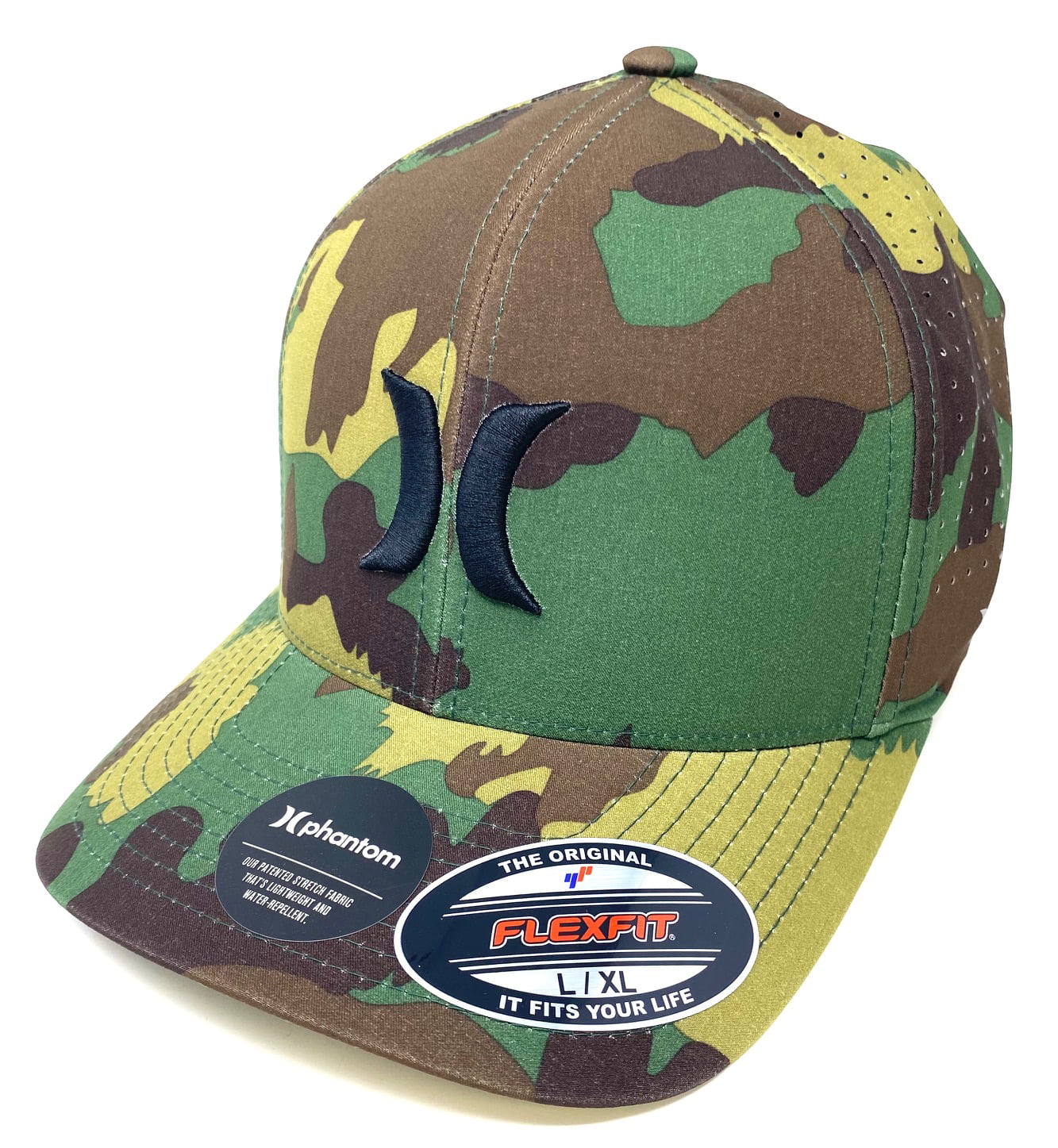 Mossy Oak Mens Stretch Fit S-M Mesh Hat Camouflage Hunting Cap 