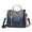 Dark Blue, variant on Women's Contrast Stitching Tassels Handbag Fashion Color Block Leather Small Crossbody Handle Tote Shoulder Bags