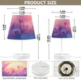 thumbnail image 3 of BZSMCE Table Lamp Creative Dandelions at Sunset Blurred Simple Pattern Night Light, 3 of 8