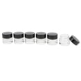 thumbnail image 2 of 6 Pieces 10g Glass Jar With Lid Travel Bottles Container Holder Clear, 2 of 8