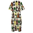 thumbnail image 4 of Vestido colgante con bolsillo para mujer hermoso vestido para playa botellas de vino, 4 of 6