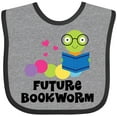 thumbnail image 3 of Inktastic Future Bookworm Boys or Girls Baby Bib, 3 of 4