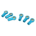 thumbnail image 1 of M3 Tie Rod End Ball Joint, Lightweight Aluminum Alloy M3 Link Rod End Ball Head Fine Workmanship 6Pcs  for RC Modification Blue,Purple, 1 of 7