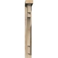 thumbnail image 2 of Ekena Millwork 3 1/2"W x 20"D x 28"H Merced Block Smooth Bracket w/ Offset Brace, Douglas Fir, 2 of 25