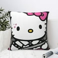 thumbnail image 6 of Hello Kitty Pillow Cover, Square Throw Pillow Cases For Couch Sofa Bed Living Room,Home Decorative, 12"X12", 6 of 9