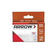 Arrow T25 9/16 Heavy Duty Cable Staples - 1000 Count for Computer and Phone Cables
