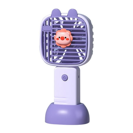 

SHEYAGN Fan Pocket Handheld Mini Fan Portable 500 MAh Battery Operated Fan Rechargeable USB Fan Desktop USB With Base for Children Girls Women battery powered fan clearance sale