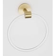 thumbnail image 2 of Alno A7240-SB Contemporary Acrylic 6" Diameter Towel Ring - Brass, 2 of 2