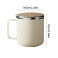 thumbnail image 3 of Todaioua 13.5 oz Stainless Steel Coffee Mug with Lid & Handle, Double Wall Insulated Travel Mug, Leakproof Thermal Mug for Hot/Cold Beverages, 3 of 7