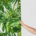thumbnail image 3 of Orinice Bathroom Shower Curtain Watercolor Painting Coconut Banana Palm Leaf Green Leave Seamless Pattern Polyester Fabric 60x72 inches Waterproof Bath Curtain Set with Hooks 69x72, 3 of 7