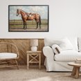 thumbnail image 3 of Stupell Industries Transitional Sunshine Pony on Farm Path Black Framed Giclee Art, 30 x 20, by Petals Prints Design, 3 of 8