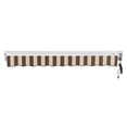 thumbnail image 5 of Awntech 10' x 8' Destin Right Motorized Patio Retractable Awning, Brown/Tan Stripe, 5 of 7