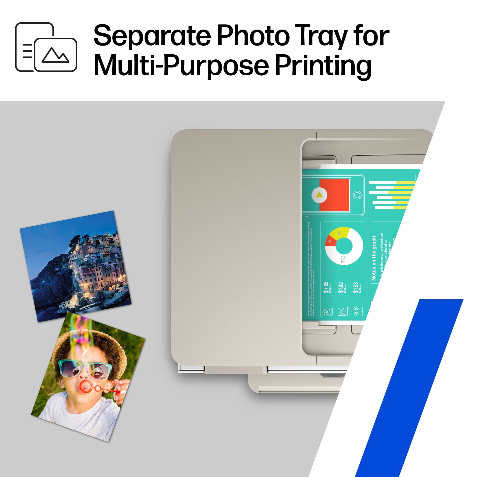 HP Envy Inspire 7955e Wireless All-in-One Color Photo Printer, Scan, copy, 3 months free Instant Ink