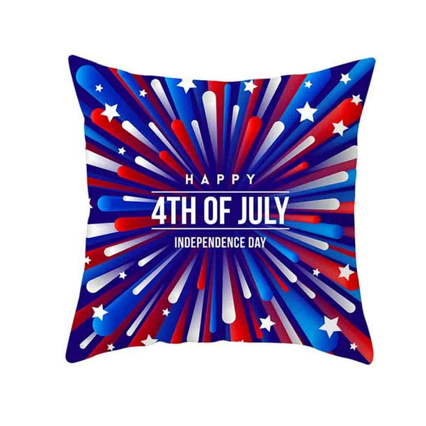 Independence Day 4th Of July Pillow Cases Sofa Cushion Cover Home