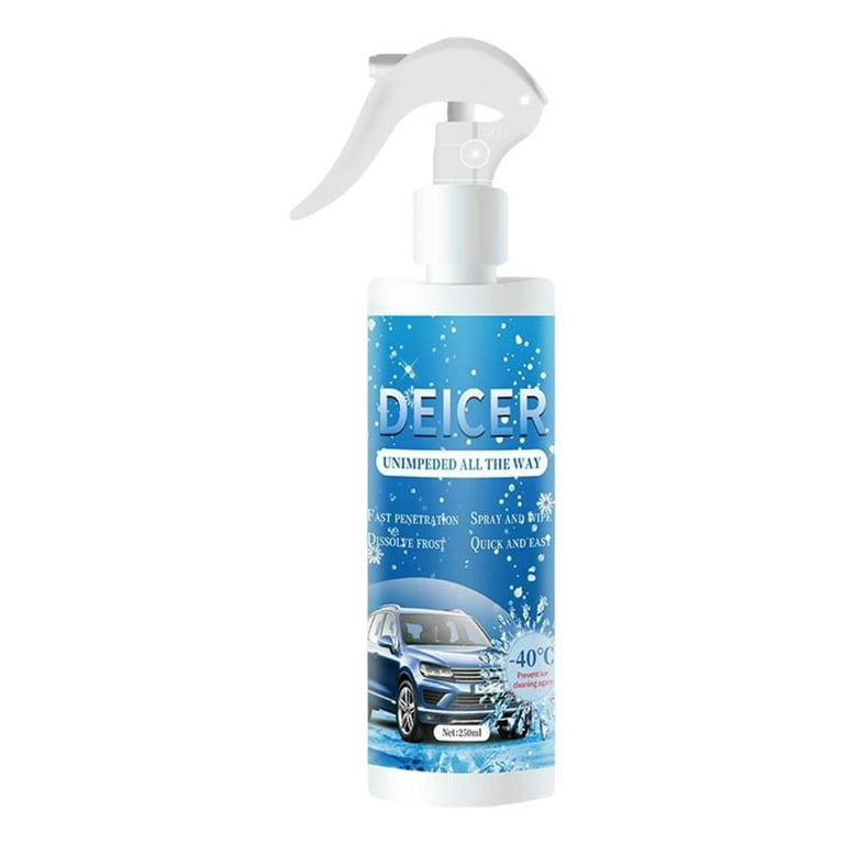 Windshield Deicer Spray, 250ml Windshield Glass Defroster and Deicer