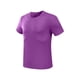 thumbnail image 3 of Ceisia Men's Slim Fit Short Sleeve Crew Neck Athletic T-shirt Quick Dry Solid Color Workout Top Purple L Gifts, 3 of 7