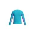 thumbnail image 4 of Speedo Girl's UV Protection Printed Splice UV Protection Swim Shirt Long Sleeve Rashguard - Arctic Glass, Size XL, 4 of 4