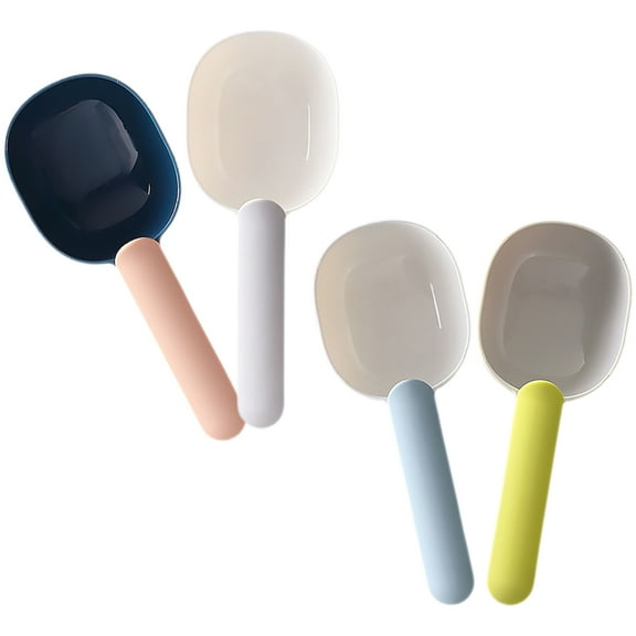 WHAMVOX 4pcs Measuring Spoon Multi-use Plastic Tablespoon Measuring Scoop ABS Teaspoon