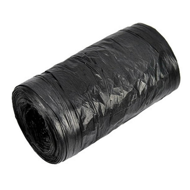 Bolsas de basura portátiles para el hogar, rollos grandes de basura para el hogar, color negro