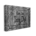 thumbnail image 3 of Stupell Industries Here Lies Izzy Ded Gravestone Graphic Art Gallery Wrapped Canvas Print Wall Art, Design by Lil' Rue, 3 of 7