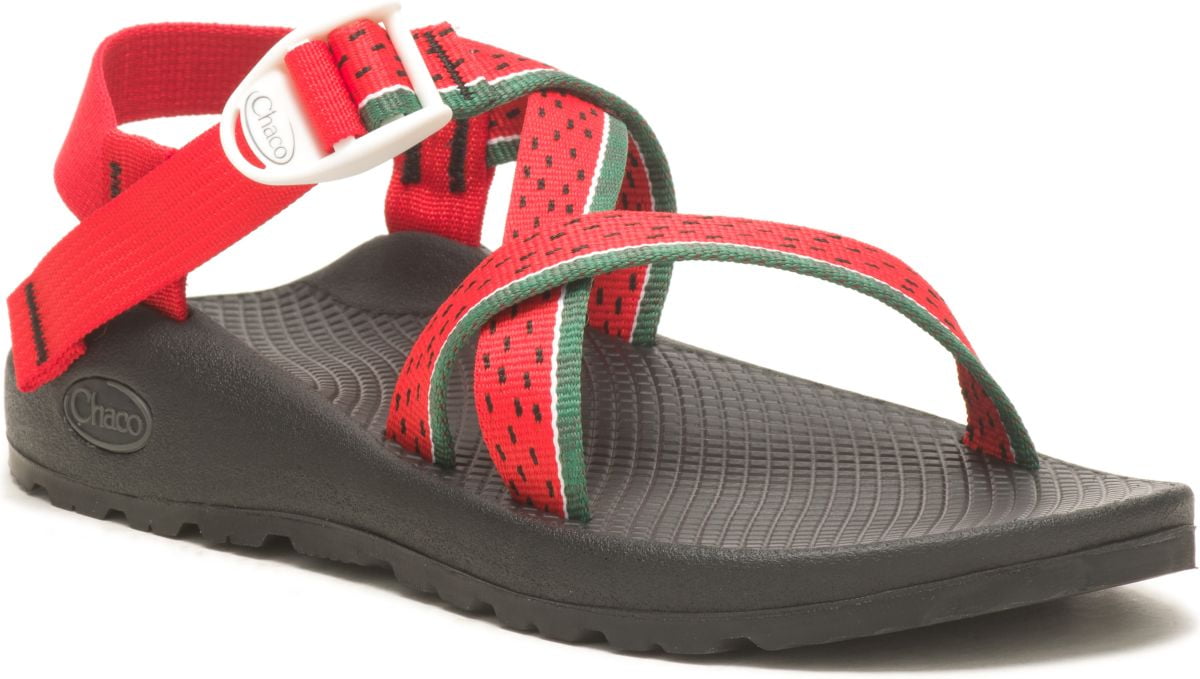 Sandalias Chaco Z/1 Classic Adjustable Strap Mujer Rojas En Las