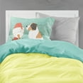thumbnail image 2 of Saint Bernard Snowman Christmas Fabric Standard Pillowcase, 2 of 2