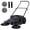 Black, variant on CazToi 25.6" Professional Walk-Behind Push Floor Sweeper, Adjustable Handle, 5-Gallon Dustbin
