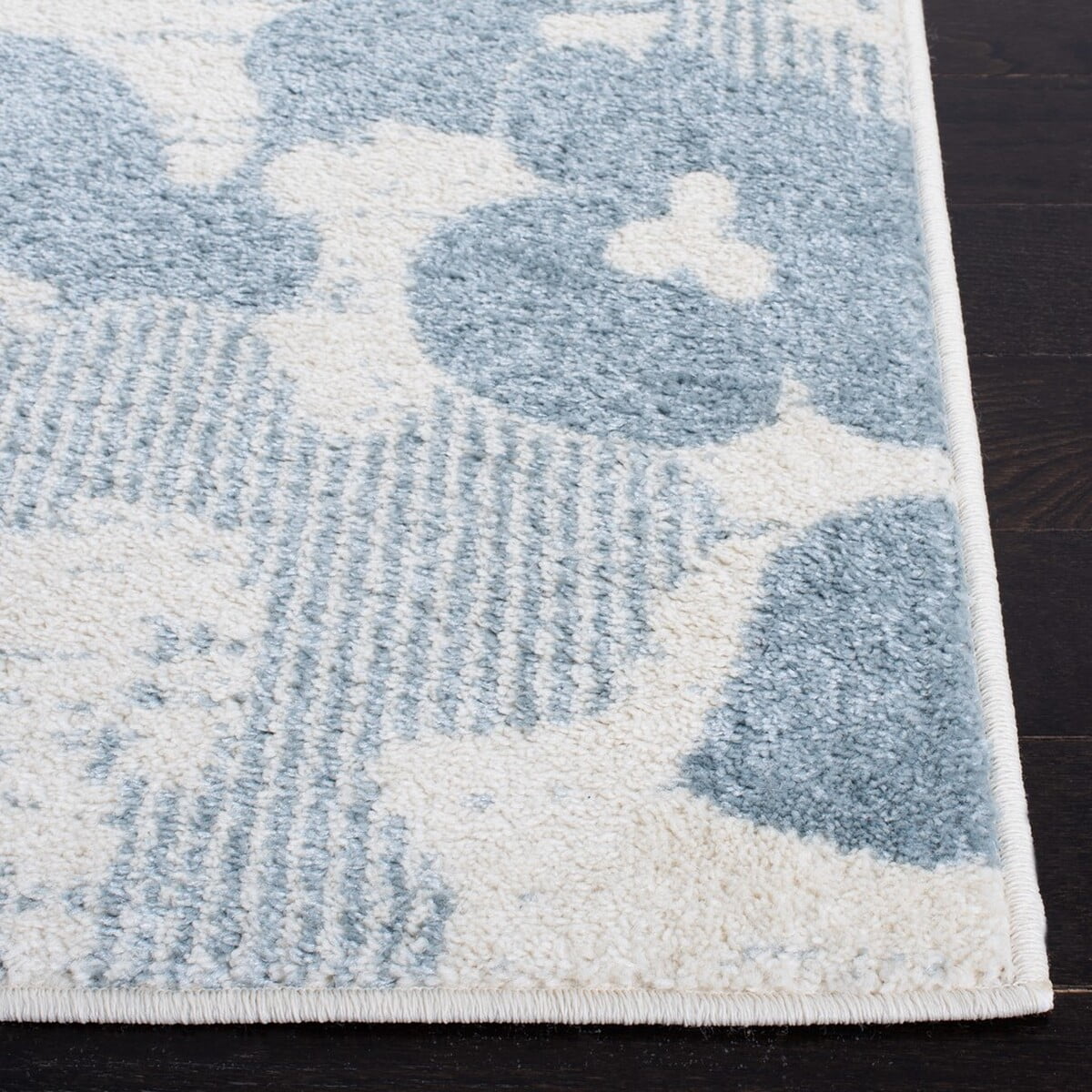 SAFAVIEH Adirondack Hortense Floral Area Rug, Ivory/Blue, 9' x 12'