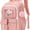 Pink and Beige, variant on Cute Backpack, Lightweight and Large Capacity Backpack for Middle, Kawaii Backpack