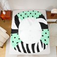 thumbnail image 5 of Castle Fairy Kawaii Ribbon Bow Bed Sheets for Boys Girls,Zebra Print King Sheets, 5 of 7