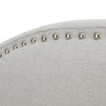 thumbnail image 4 of GDF Studio Stroelitz Contemporary Fabric Full/Queen Headboard with Nailhead Trim, Light Gray, 4 of 7