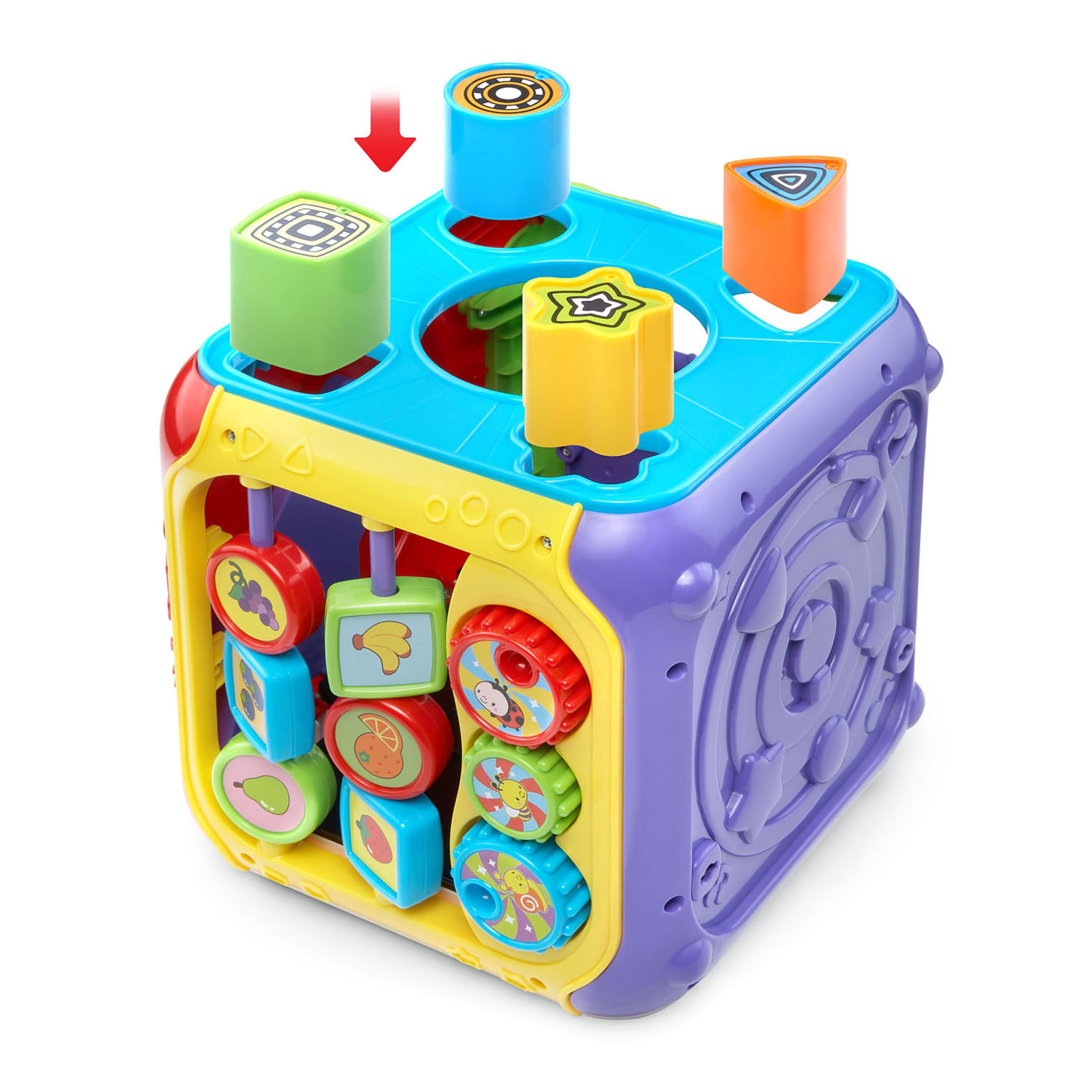 VTech Baby Sort & Discover Activity Cube with Accessories, Baby and Toddler Toys