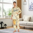 thumbnail image 4 of Beer Mugs Boop Adult Onesie Pajamas Slim Fit Christmas One Piece Suit Pjs for Women and Men Hooded Zipper, 4 of 7