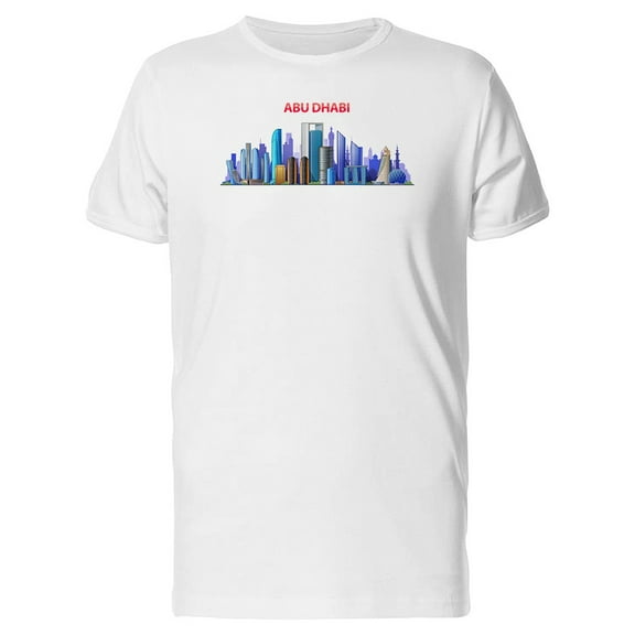 Abu Dhabi City Skyline Tee Men's -Image by Shutterstock