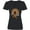 AB-Black, variant on Inktastic Multiple Sclerosis Awareness Orange Ribbon Rainbow Women's V-Neck T-Shirt