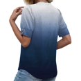 thumbnail image 6 of beishanbush Spring Sales Saving $10 Casual Fashion Basic Tee Women's Blouse,V Neck Short Sleeve Button Loose Fit Casual Summer Top Under $10, 6 of 7