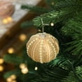 thumbnail image 7 of Christmas Home Decor,Foam Pendant Christmas Balls,Pearl Hanging Colored Decorations for Thanksgiving Wedding Party Home Decor,3.15IN,Gold, 7 of 7